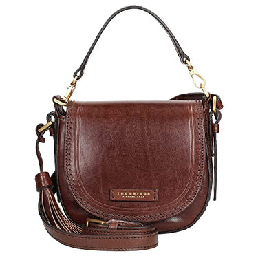 The Bridge Pearldistrict - Schultertasche Leder 20 cm marrone im Sale